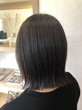 フラップ(FLAP) 外ハネボブ×アッシュカラー