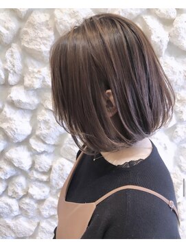 ヘアサロン エフ 渋谷(F) #大人ボブ#大人ブラウン#ボブ