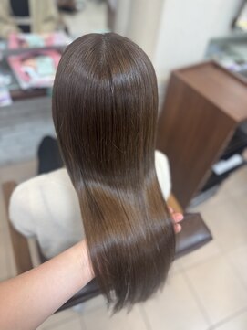 ヘア ルミナス バイ フォルテ(HAIR LUMINAS by FORTE) グレージュ/グレー/抜け感カラー/透明感カラー/暗髪/髪質改善