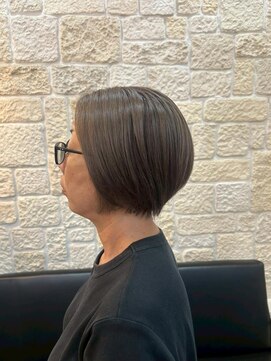 ヴァン カウンシル 川口店(VAN COUNCIL) グレージュカラー×ボブスタイル【東川口　ブリーチ】