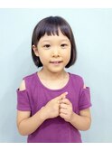 キッズ ショートボブ
