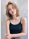 Aimee 町田 ハニーブロンド×ふんわりボブ