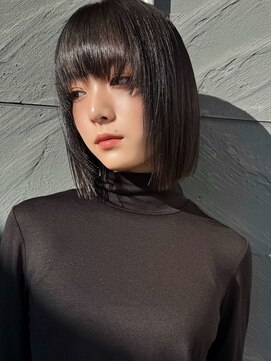 ミンクス渋谷スマートサロン(MINX shibuya smart salon) 【MINX】くびれヘア+くすみベージュハイライトカラー_渋谷