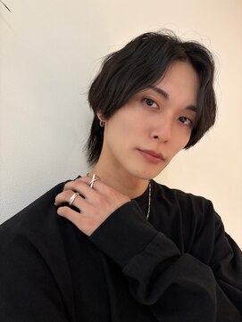 リリット(ReLit) メンズハイライトレイヤーカットグレージュベージュショート