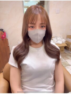 モアムー(Moremuu) 【りえ】ミルクティーカラー