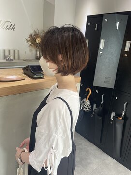 サロンドミルク 新百合ヶ丘店(salon de MiLK) 大人可愛いショート［新百合ヶ丘/ショートヘア/ショートボブ］
