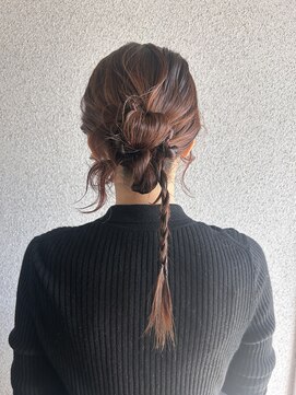 シニヨンアレンジ