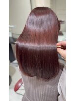 アース 土気あすみが丘店(HAIR&MAKE EARTH)&nbsp;暖色カラー×ツヤ髪トリートメント
