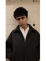 ランプ 代官山(the lamp)&nbsp;メンズショートピンパーマ大人ストリートスタイルカーリーヘア