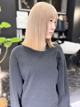 チュダック(ChuDuck) 【天神】高卒初ブリーチミルクティー/ケアブリーチ/ダブルカラー