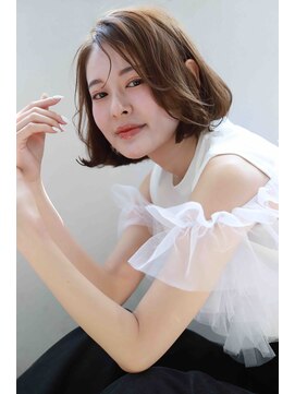 グリーン レーベル 川崎店(Green label) ナチュラル可愛い外ハネボブ