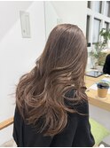 【20代/30代/ブリーチなし明るめ/ココアブラウン/レイヤー】