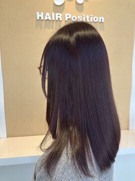 ヘアポジション 大館樹海店(HAIR Position) ピンクブラウン