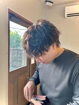 アヌ(ANU)&nbsp;メンズマッシュ　シャドウパーマ