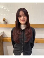 コンティニュー オモテサンドウ(CONTINUE OMOTESANDO)&nbsp;赤髪/レイヤースタイル