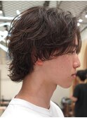 雰囲気引き立つニュアンスパーマミディアム