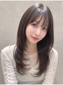 *デザインカラーくびれ大人レイヤー*美髪【Zinaセントラル銀座】