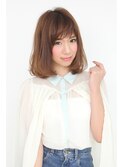 軽めバングのカジュアルミディ☆