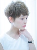 吉瀬美智子さん風前髪あり30代40代50代ショートヘア(st橋元)