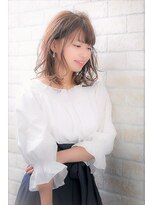 ソア 武蔵小杉(SOAR)&nbsp;毛先パーマネオウルフ小顔外ハネボブアッシュブラウン