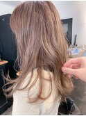 色素薄めカラー×ベージュブラウン＊fukuda
