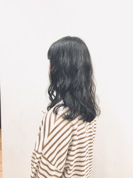 クオリス 上福岡店(QUALIS) 無造作/デジタルパーマ/ロングレイヤー/30代40代50代/黒髪/