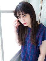 プランタンバイフラミューム 茅ヶ崎店(PRINTEMPS by flammeum)&nbsp;透けバングのドライストレート【茅ヶ崎】