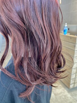 エイト ヘアサロン 渋谷本店(EIGHT) 透けるチェリーピンク　m1