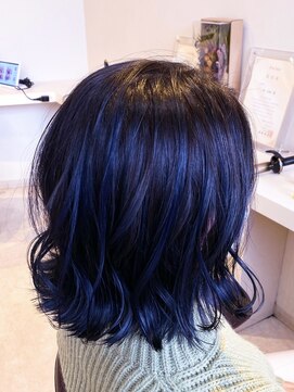 グランドール(Grandoll) ダブルカラー×ビビッドブルー