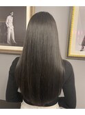 ブルーアッシュ×髪質改善ストレート