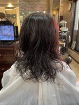 キャラ 池袋本店(CHARA)&nbsp;ふんわりくびれのカジュアルパーマ【パーマ/くびれヘア/】