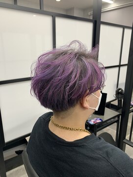 バダス(Badass) 混色カラー、ピンクカラー、紫カラー