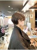 大人可愛い黒髪マッシュショート　EIGHT3/11