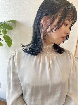 エン(en) ミディアム×インナーカラー