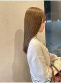 明るめのミルクティーベージュカラー