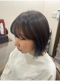 ウルフカット×インナーカラー/髪質改善/縮毛矯正/カラー/カット
