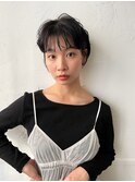 ニュアンスパーマ風ショート