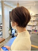 ひし形ふんわりボブ