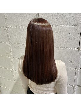 リュネッツ あざみ野店(lunettes) 柔らかピンクベージュカラー◎髪質改善