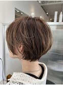 ハイライト×ショートボブ