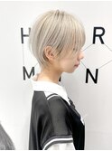 プラチナグレージュショート/20代30代40代50代