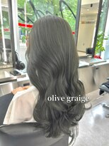 アルドーレフィエロ シンサイバシ(Ardore fiero shinsaibashi) カーキ/ダークアッシュ/暗めカラー/ブリーチなし【小山田繭】