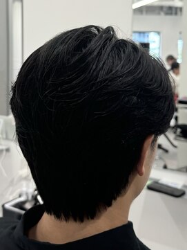 バース 梅田中崎町店(BIRTH) ニュアンスパーマセンターパートフェザーパーマ韓国メンズパーマ