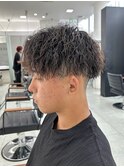 MEN'S HAIR/ダークアッシュ/ニュアンスパーマ/韓国マッシュ