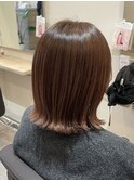 【今井由奈】柔らかベージュ×ミディアムショート