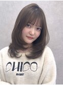 髪質改善メルティーベージュカラー小顔ザクザクレイヤーカット