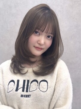 ロンド レア 天神大名店(Lond Le’a) 髪質改善メルティーベージュカラー小顔ザクザクレイヤーカット