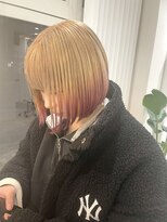 ナッティー(natty)&nbsp;ミニボブ×エンドカラー