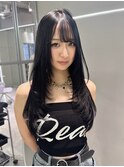 《レイヤーカット×ダークグレー》