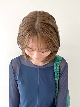 ロマリア 渋谷 渋谷宮益坂(Lomalia) 乾かすだけでキマる髪/馴染むハイトーンベージュケアカラー